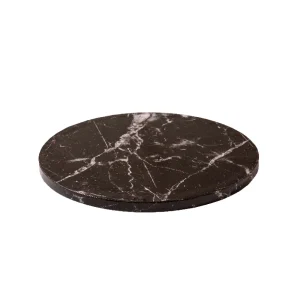 Cake board, okrugli, crni s mramornim efektom, 30 cm