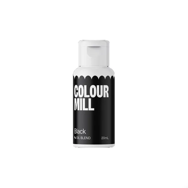Jestiva boja za kolače BLACK 20 ml, Colour Mill