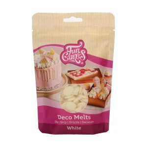 Deco Melts kapljice, bijele, 1 kg