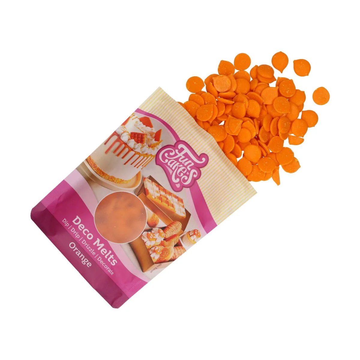 Deco Melts kapljice, narančaste, 250 g - Slika 2