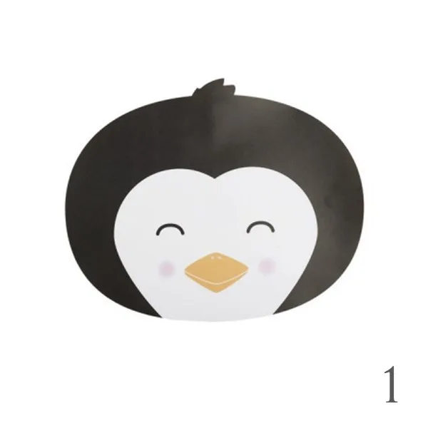 Dječji podmetač za jelo | pingvin, panda i rakun - Slika 3