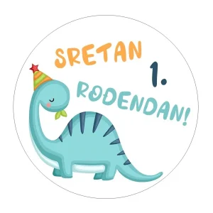Jestiva pokrivka, okrugla, Dječji rođendan