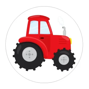 Jestiva pokrivka, okrugla, traktor