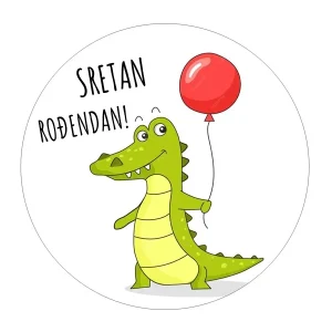 Jestiva pokrivka, okrugla, Dječji rođendan