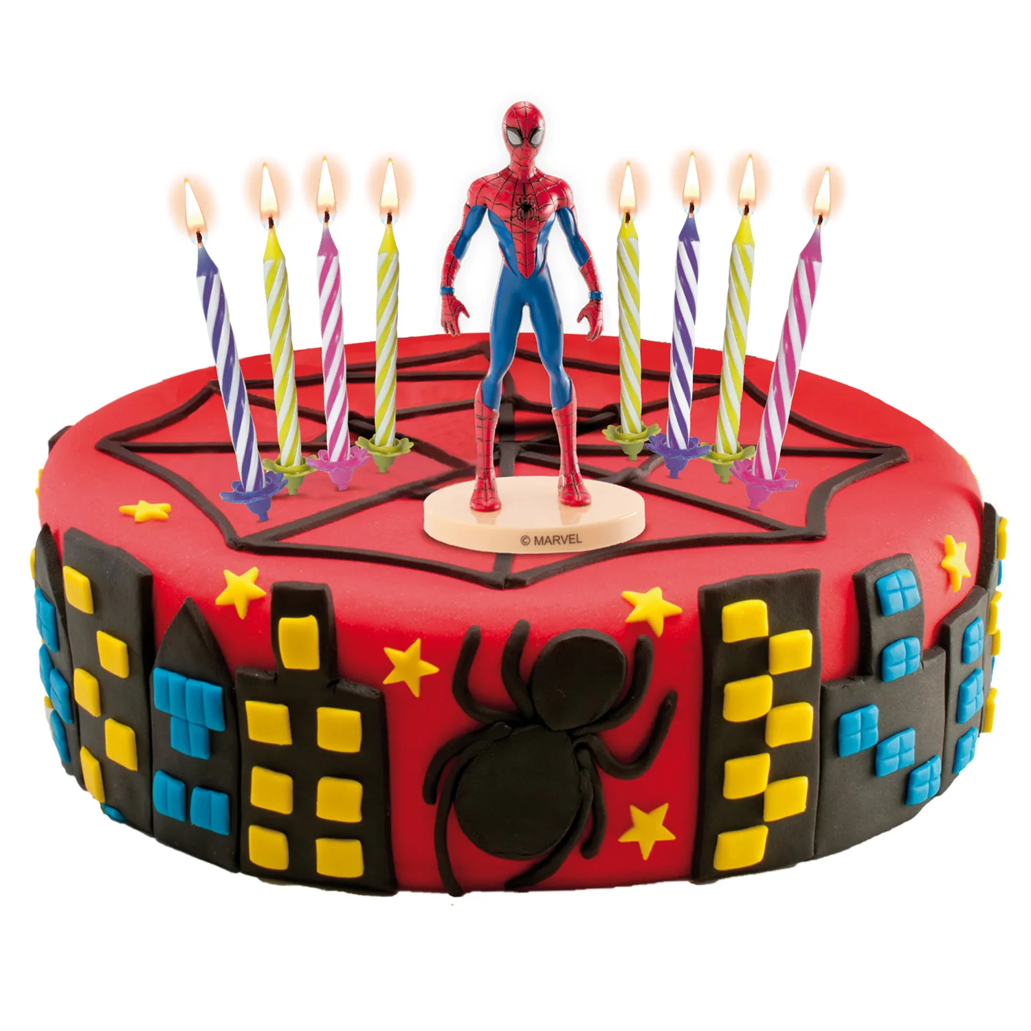 Figura za tortu Spiderman, 9 cm - Slika 4