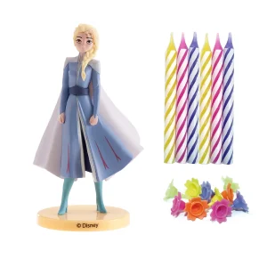 Frozen, set ukrasa za tortu sa svjećicama