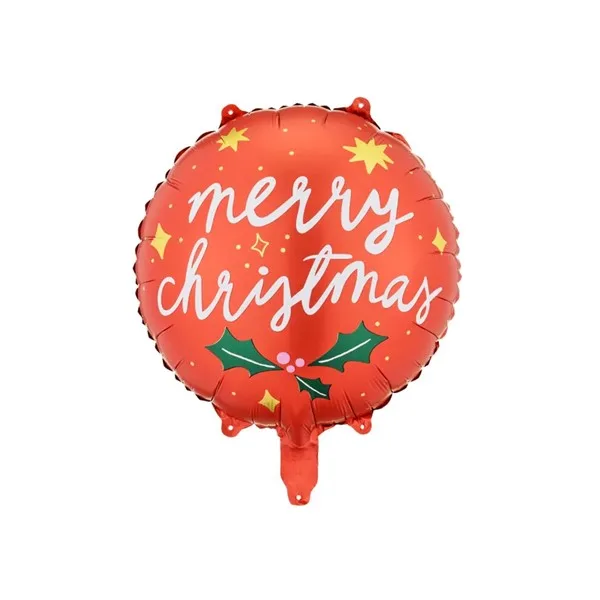 Folijski balon Merry Christmass, 45 cm
