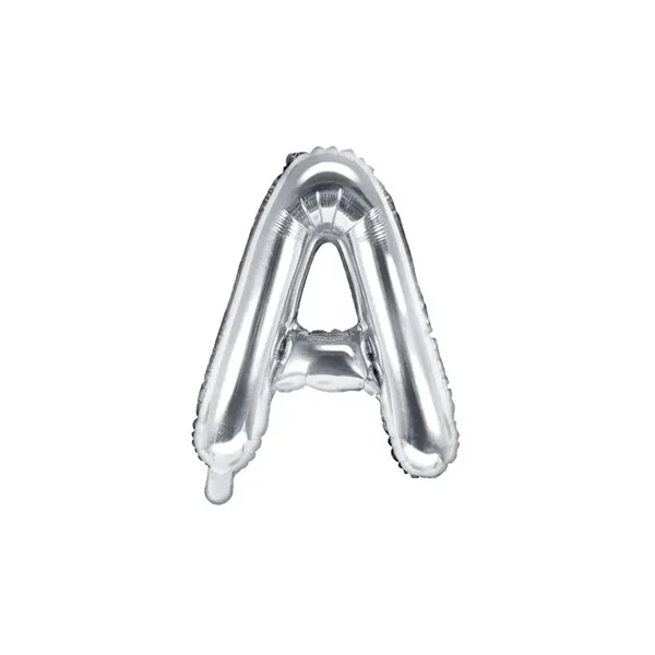 Folijski balon 35cm, slovo A, silver