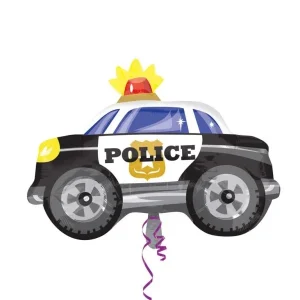 Folijski balon policijski auto, 60x45 cm