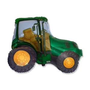 Folijski balon traktor zeleni, 60 cm