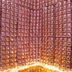 Balonska party pozadina, rose gold, 55x110 cm