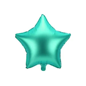 Folijski balon zvijezda, zeleni, 48 cm