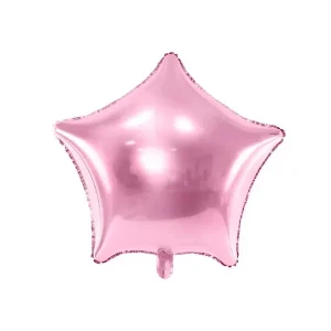 Folijski balon zvijezda, roza, 48 cm
