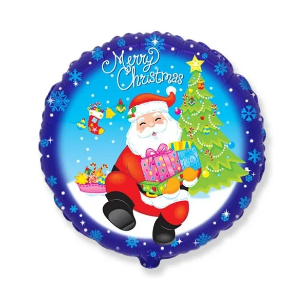 Folijski balon Djed Mraz, 45 cm