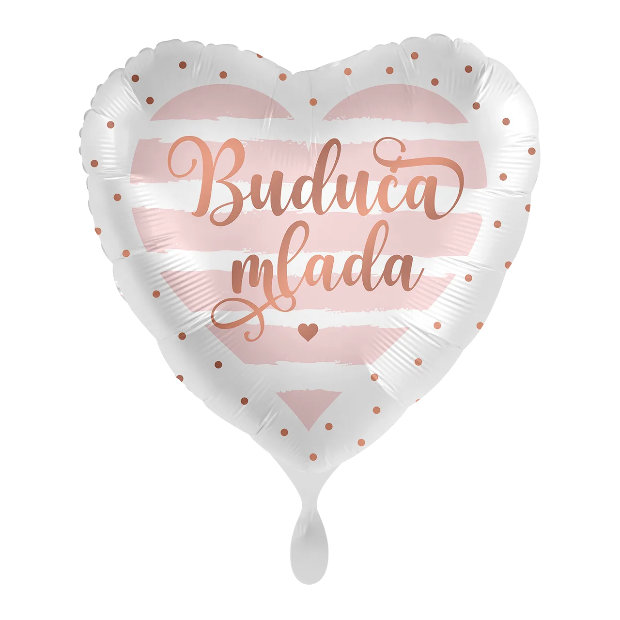 Folijski balon srce, Buduća mlada, 43 cm