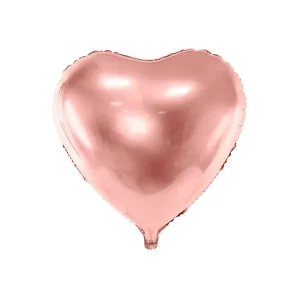 Folijski balon srce, rose gold, 61 cm