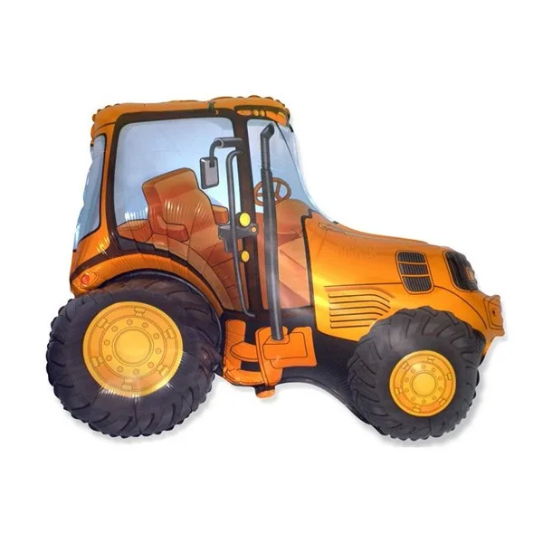 Folijski balon traktor žuti, 60 cm