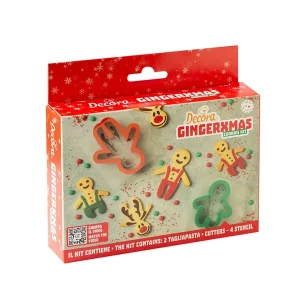 Božićni rezači za kekse i šablone, gingerman/sob