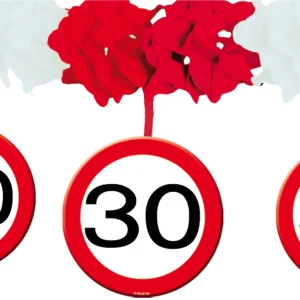 Girlanda prometni znak 30, 4 m