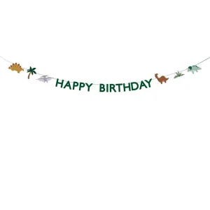 Girlanda HAPPY BIRTHDAY Dinosaur, 3 m