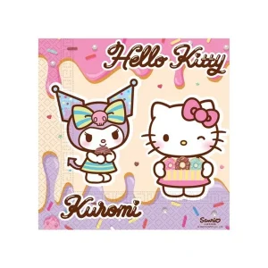 Party salvete Hello Kitty 33x33 cm, 20 kom