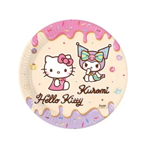 Party tanjur Hello Kitty 23 cm, 8 kom
