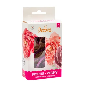Izrezivači za fondant cvijeće | Božur, 7 kom
