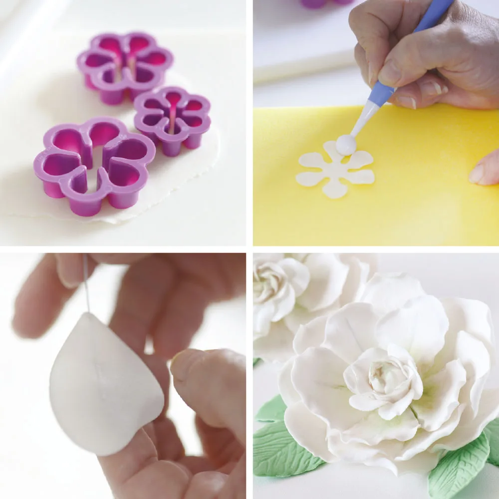 Izrezivači za fondant cvijeće | Gardenija, 9 kom - Slika 3