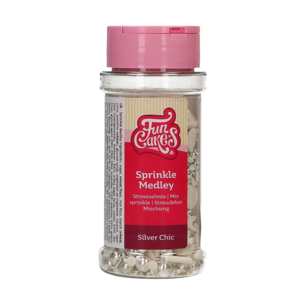 Šećerne perlice, mix Silver Chic, 65 g