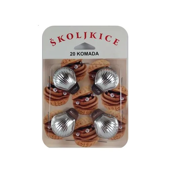 Kalupi za školjkice, 20 kom