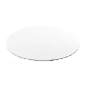 Kartonski podmetač za torte, bijeli, 25-32 cm