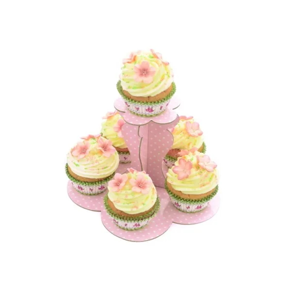 Kartonski Cupcake stalak, roza - Slika 2