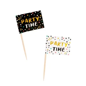 Rođendanske party zastavice/čačkalice, 24 kom