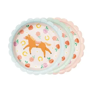 Party tanjuri konjići, 18 cm