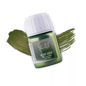 Metalik boja za kolače, Olive Gold, 30 ml