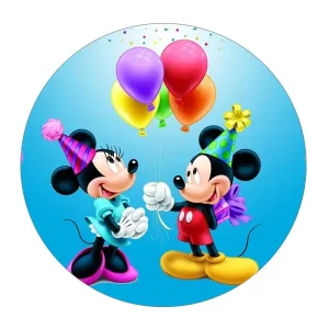 Jestiva pokrivka, okrugla, Minnie & Mickey