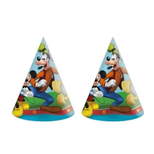 Party kapice Mickey Mouse, 6 kom