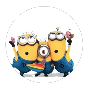 Jestiva pokrivka, okrugla, Minions