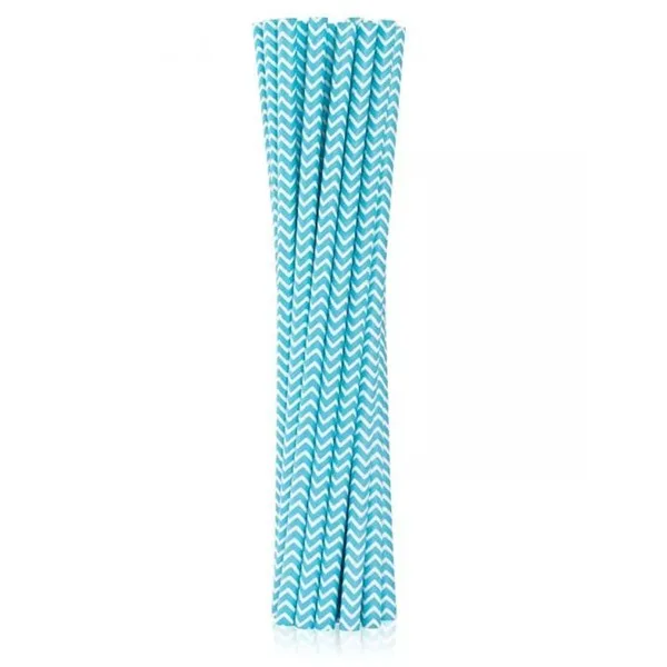 Papirnate slamke Chevron, plave