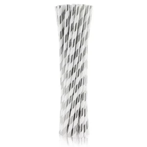 Papirnate slamke s crticama, srebrne
