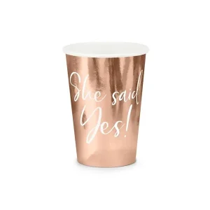Party čaša She said yes!, 220 ml