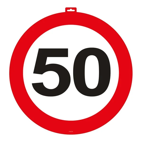 Znak za vrata, prometni znak 50