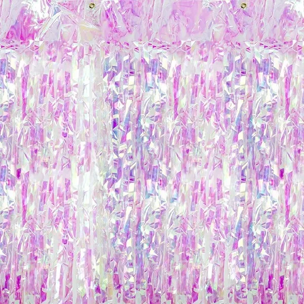 Party zavjesa s resicama, iridescent, 250 cm