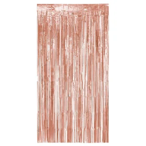 Party zavjesa s resicama, rose gold, 200 cm