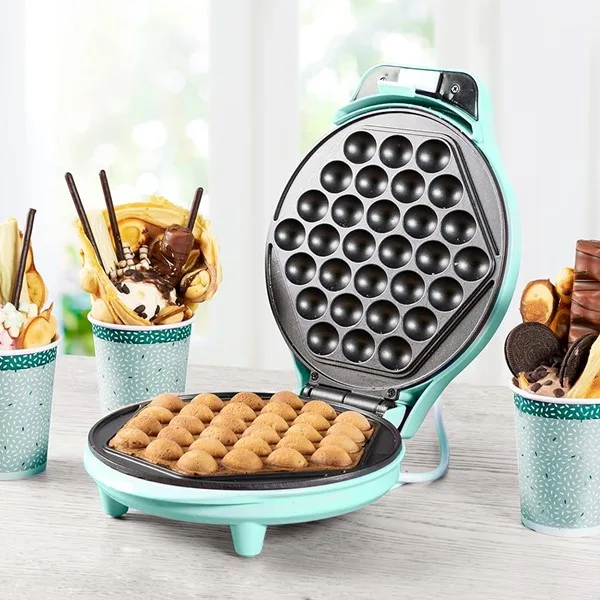 Bubble pekač za belgijske vafle 700W, mint | Bestron - Slika 2