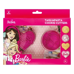 Plastični izrezivači za kekse, Barbie