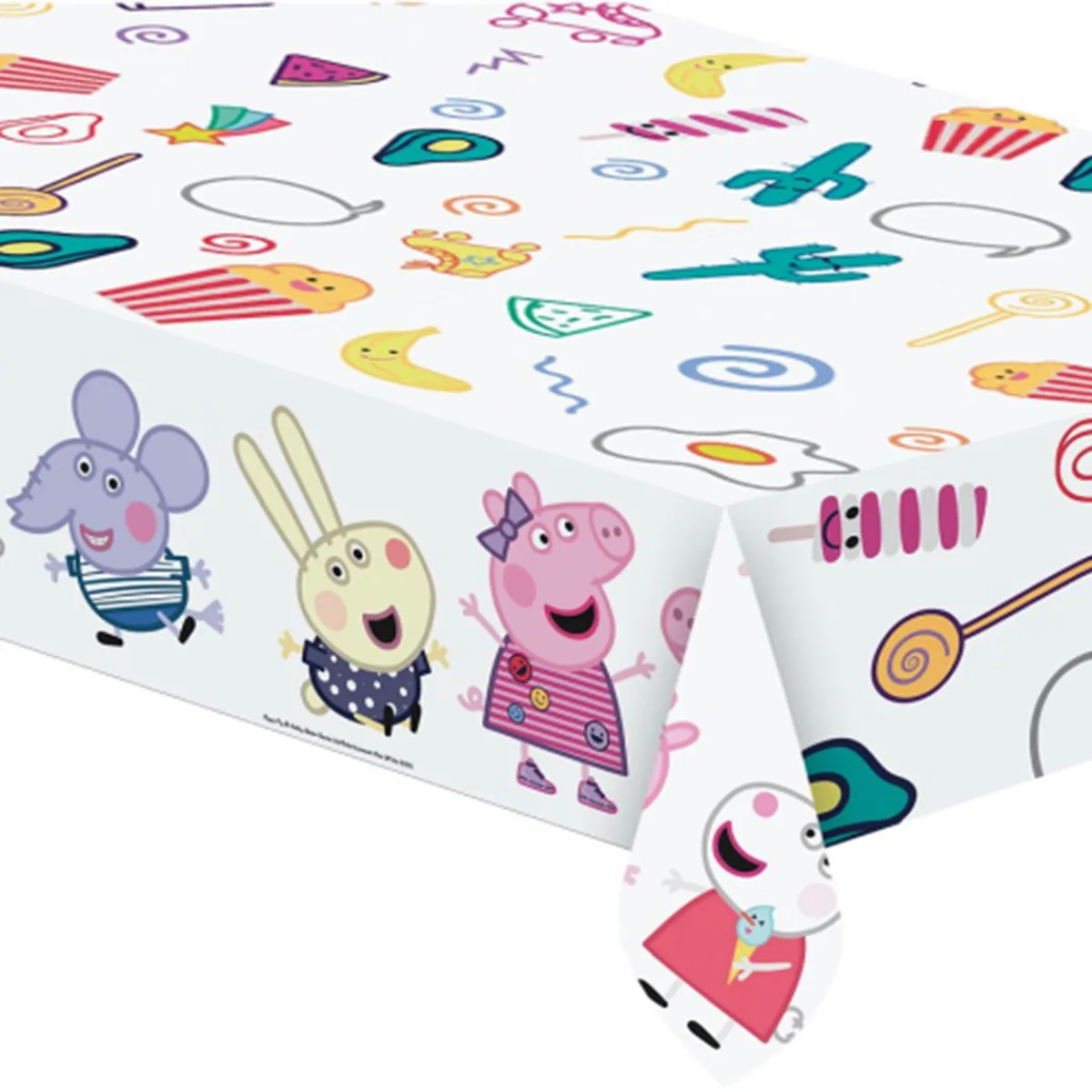 Rođendanski stolnjak Peppa pig, 120×180 cm