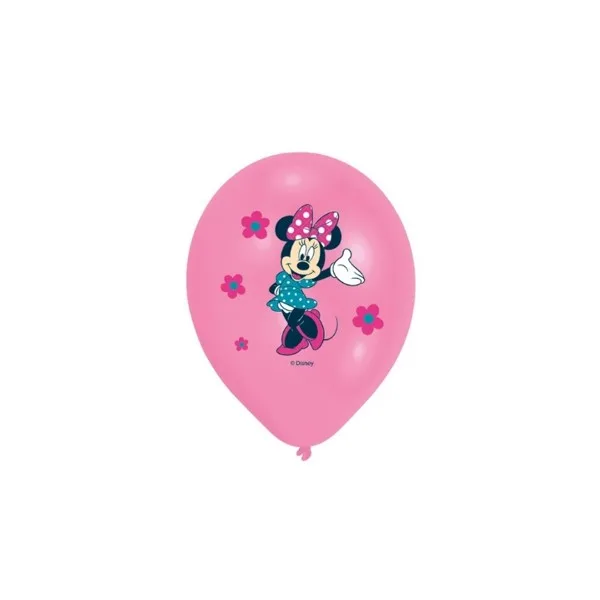Rođendanski baloni MINNIE MOUSE, 27 cm, 6 kom - Slika 2