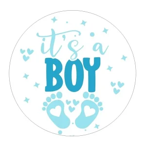 Jestiva pokrivka, okrugla, It's a boy