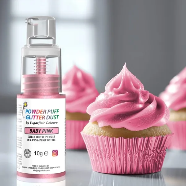 Glitter dust svjetlucavi prah, baby pink, 10 g - Slika 2